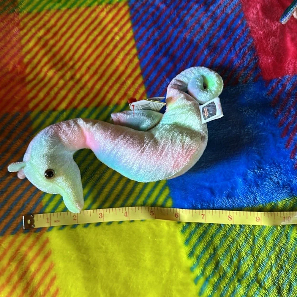 Ty Neon the Seahorse Beanie Baby